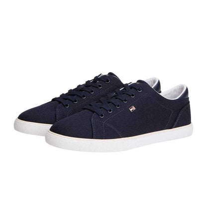 Space Blue - Lifestyle - Tommy Hilfiger Womens-Ladies Canvas Trainers