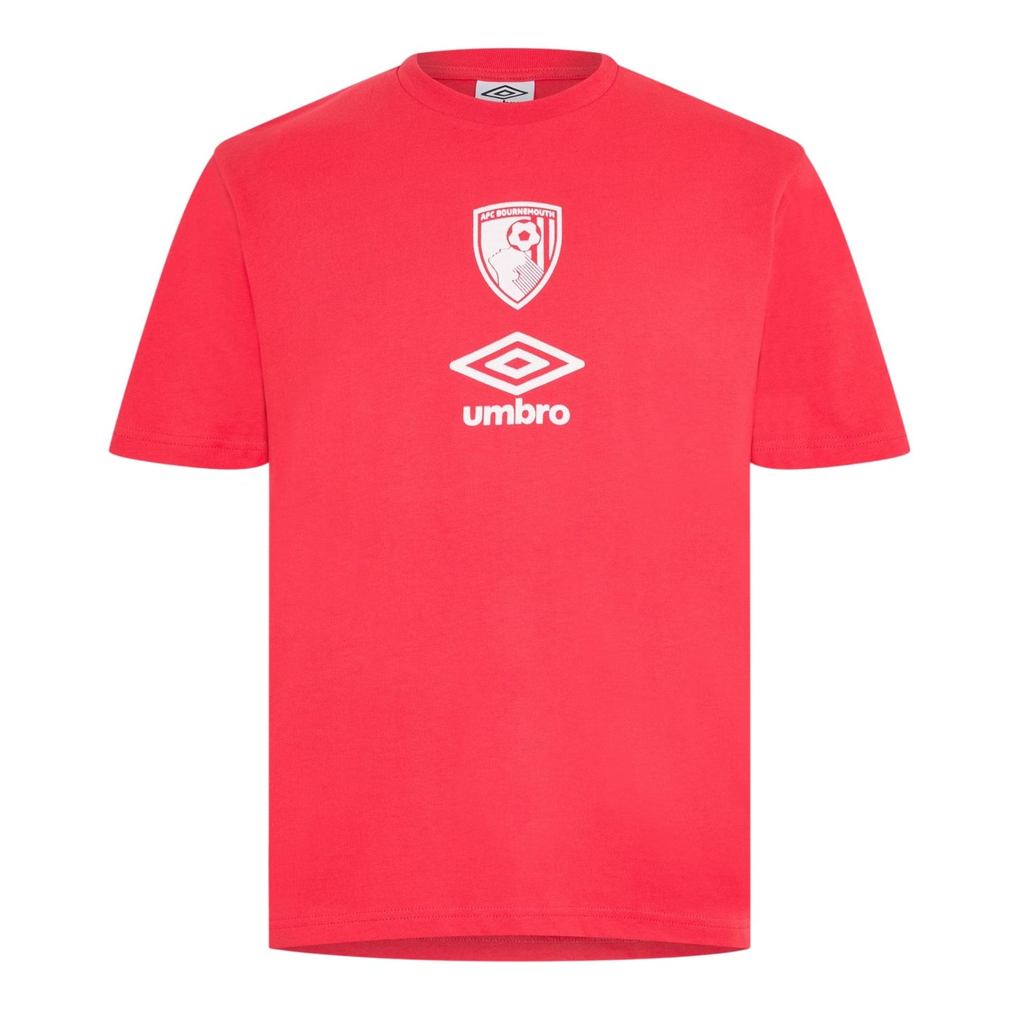 Red - Front - Castore Mens AFC Bournemouth Performance Football Jersey