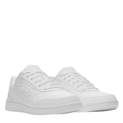 White - Lifestyle - Under Armour Childrens-Kids Tempo Flat Trainers