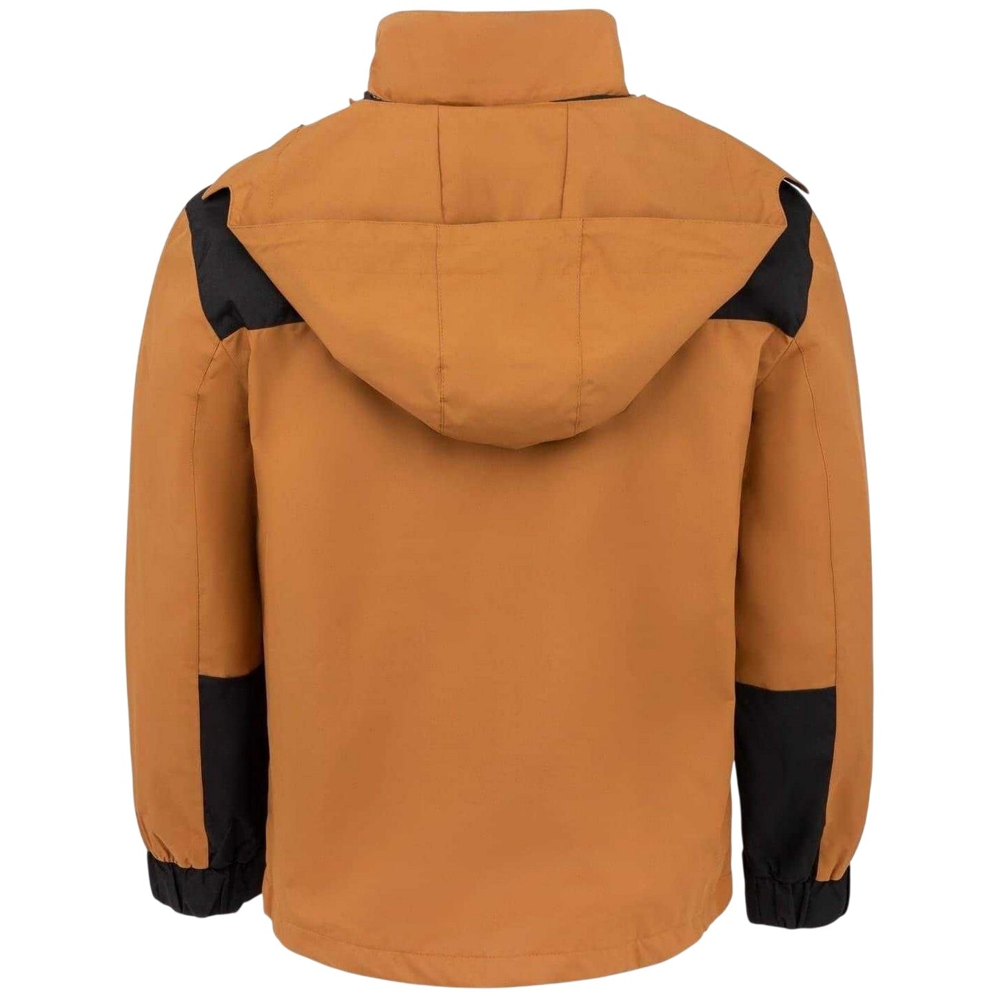 Caramel - Back - Lee Cooper Mens Colour Block Polyester Outdoor Jacket