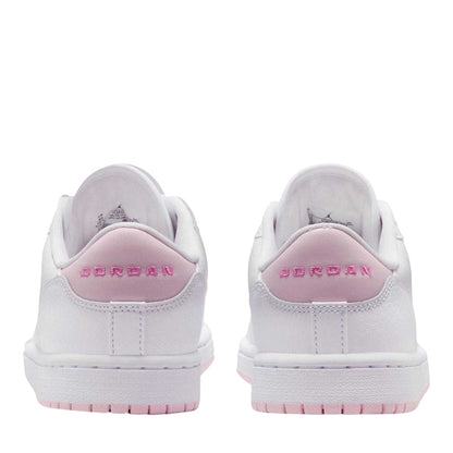 White - Back - Nike Childrens-Kids Air Jordan Access Leather Trainers