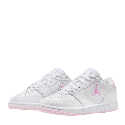 White - Pack Shot - Nike Childrens-Kids Air Jordan Access Leather Trainers