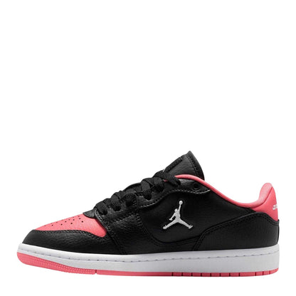 Black - Side - Nike Childrens-Kids Air Jordan Access Leather Trainers