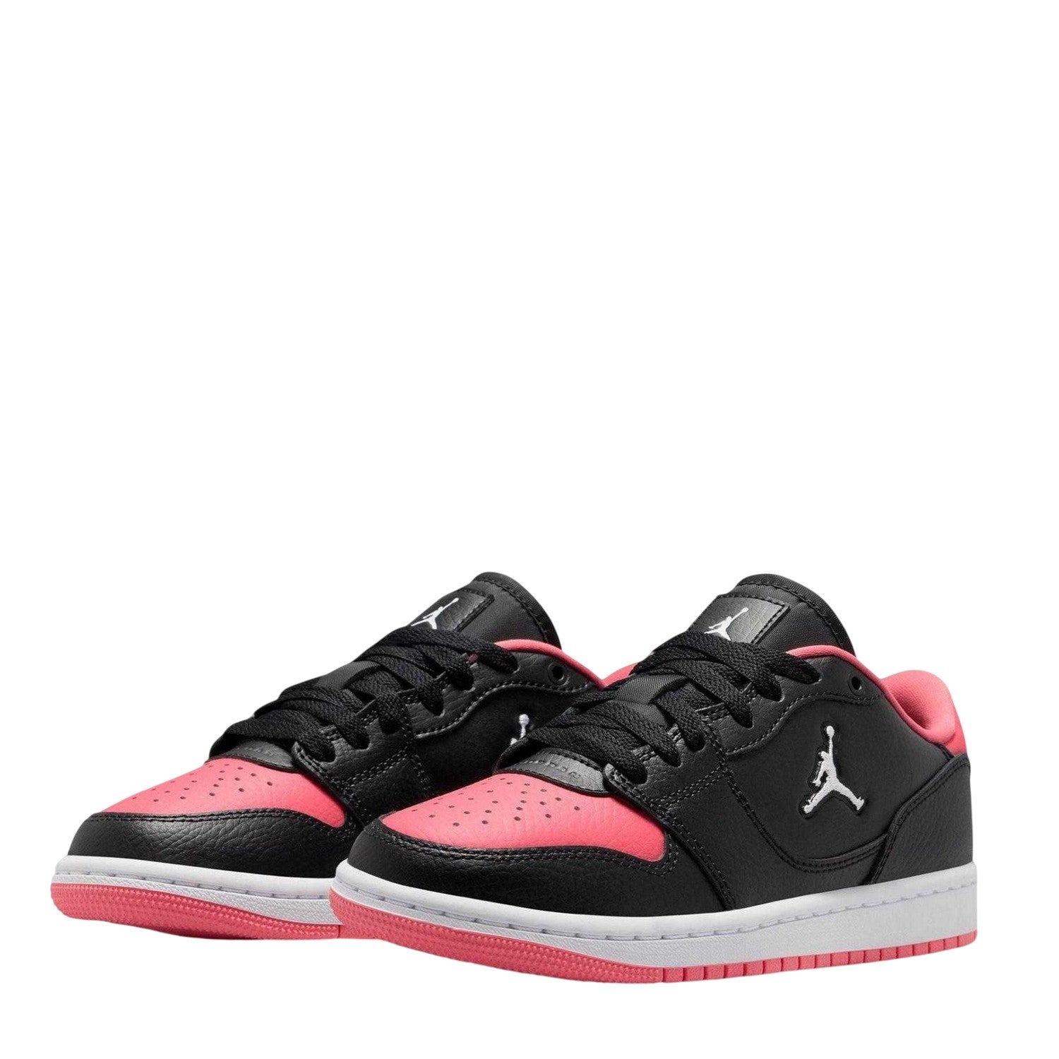 Black - Pack Shot - Nike Childrens-Kids Air Jordan Access Leather Trainers