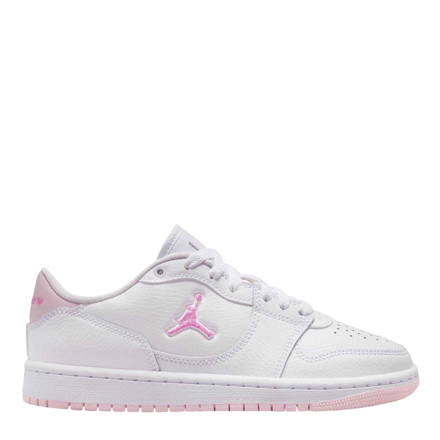 White - Front - Nike Childrens-Kids Air Jordan Access Leather Trainers