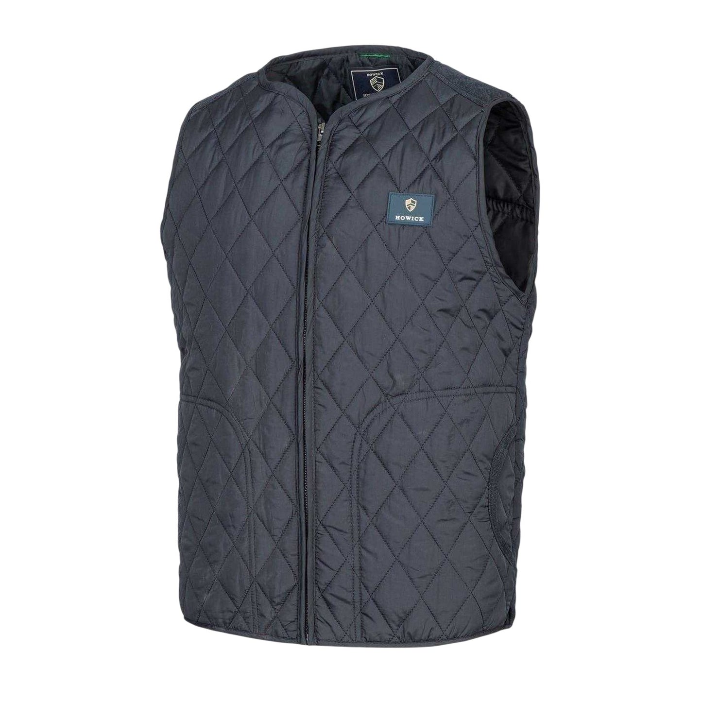 Navy - Front - Howick Mens Quilted Polyester Lightweight Gilet