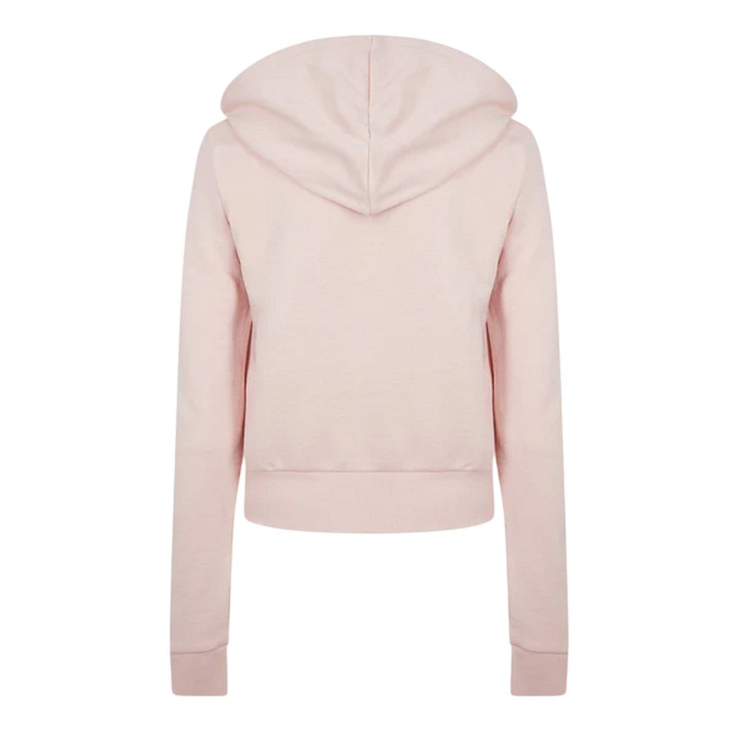 Light Pink - Back - Reebok Womens-Ladies French Terry Regular Full Zip Hoodie