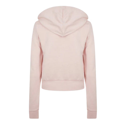 Light Pink - Back - Reebok Womens-Ladies French Terry Regular Full Zip Hoodie