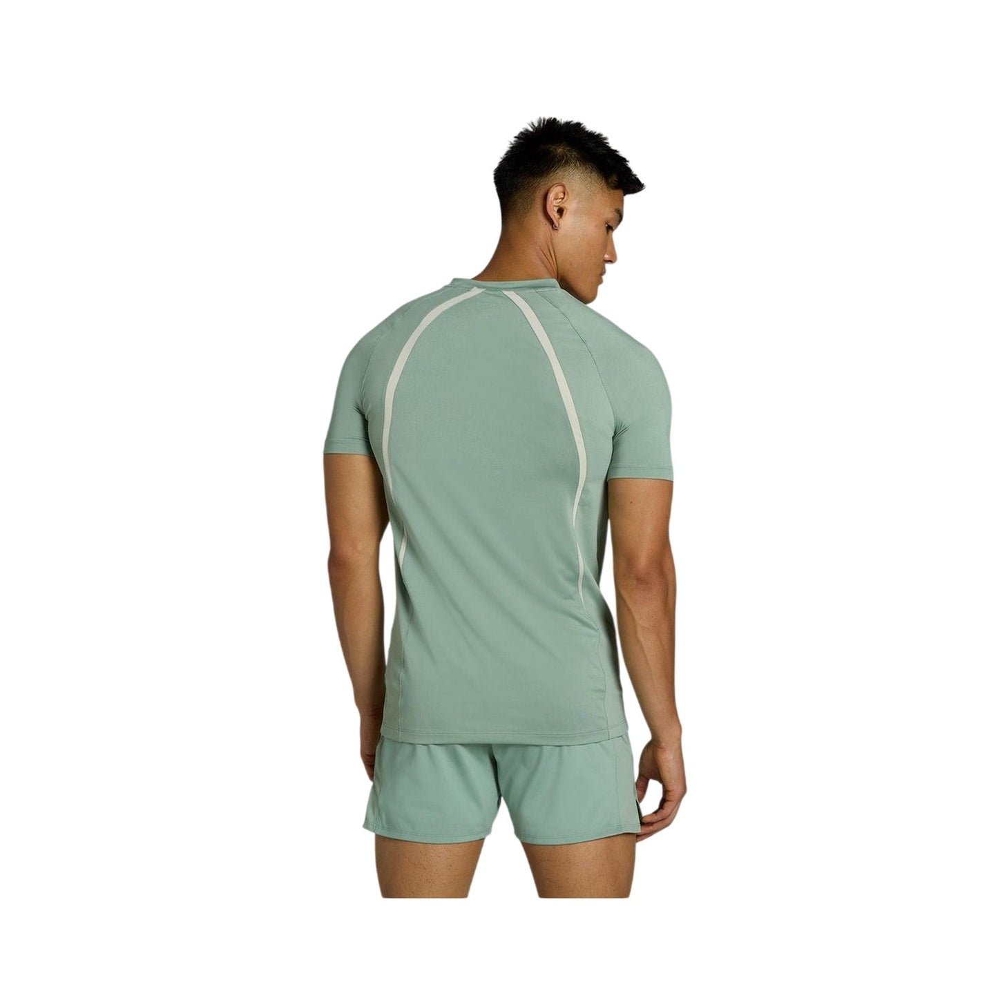 Pale Green - Back - MyProtein Mens Tempo T-Shirt