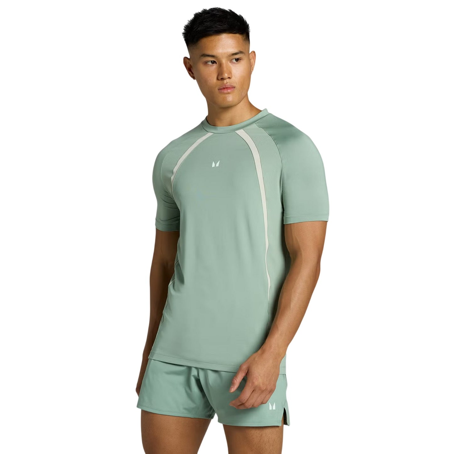 Pale Green - Front - MyProtein Mens Tempo T-Shirt