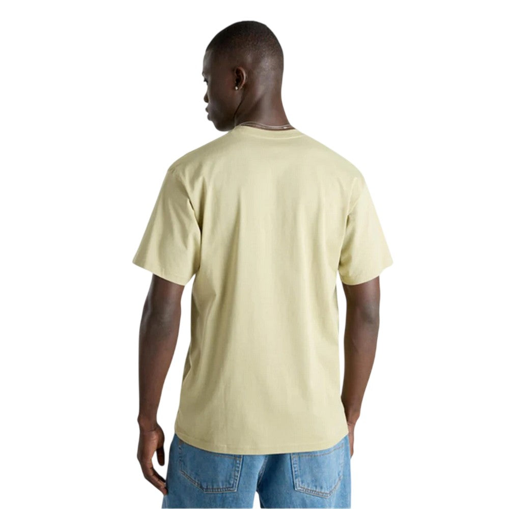 Beige - Back - Vans Mens Classic Logo Short-Sleeved T-Shirt