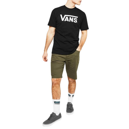 Black - Lifestyle - Vans Mens Classic Logo Short-Sleeved T-Shirt