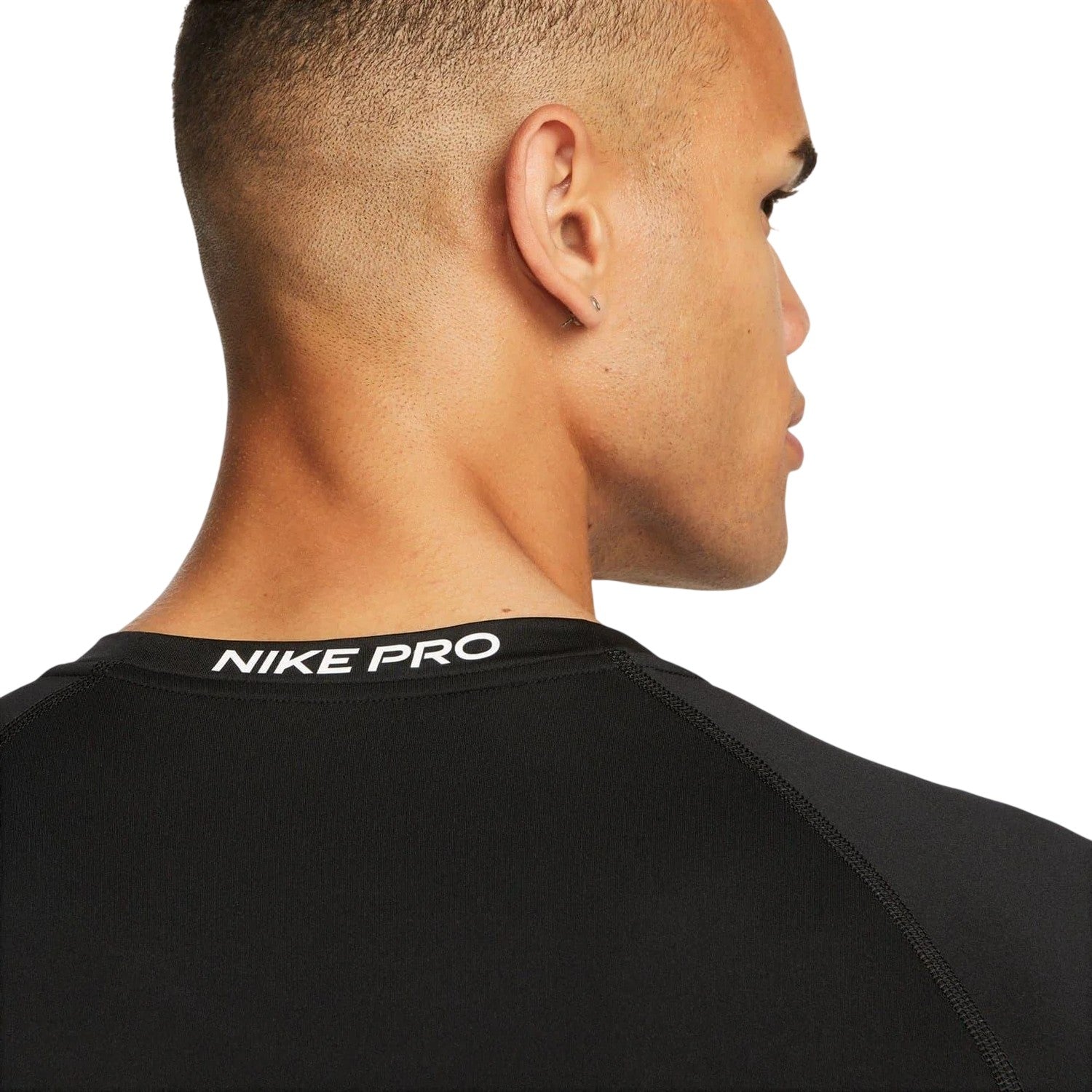 Black - Lifestyle - Nike Mens Pro Core Dri-FIT Compression Tight Base Layer Top