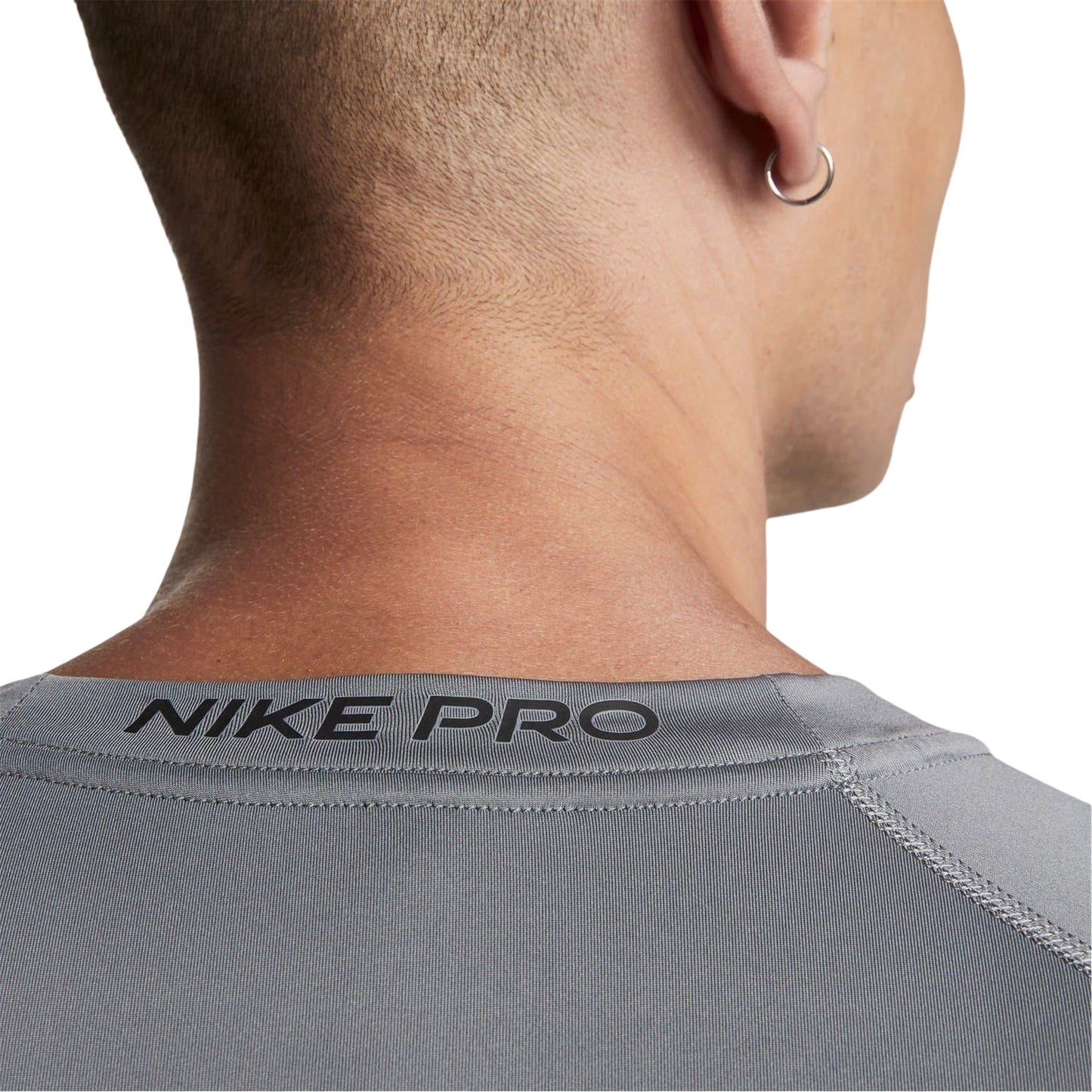Grey - Lifestyle - Nike Mens Pro Core Dri-FIT Compression Tight Base Layer Top