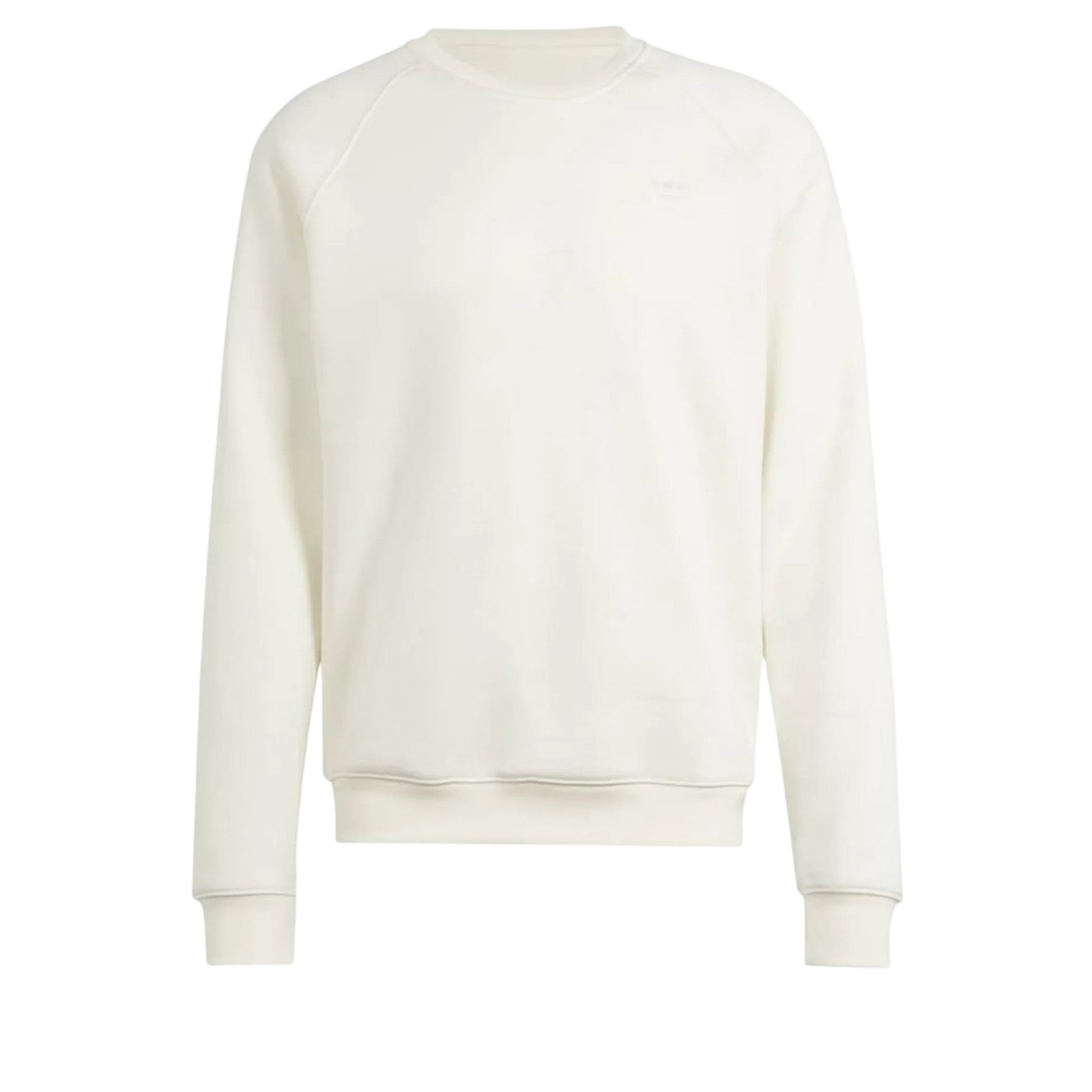 Ivory - Front - Adidas Mens Essential Crew Neck Sweatshirt