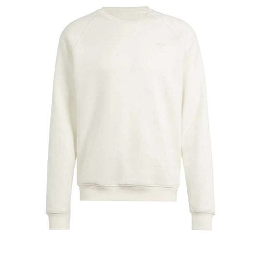 Ivory - Front - Adidas Mens Essential Crew Neck Sweatshirt