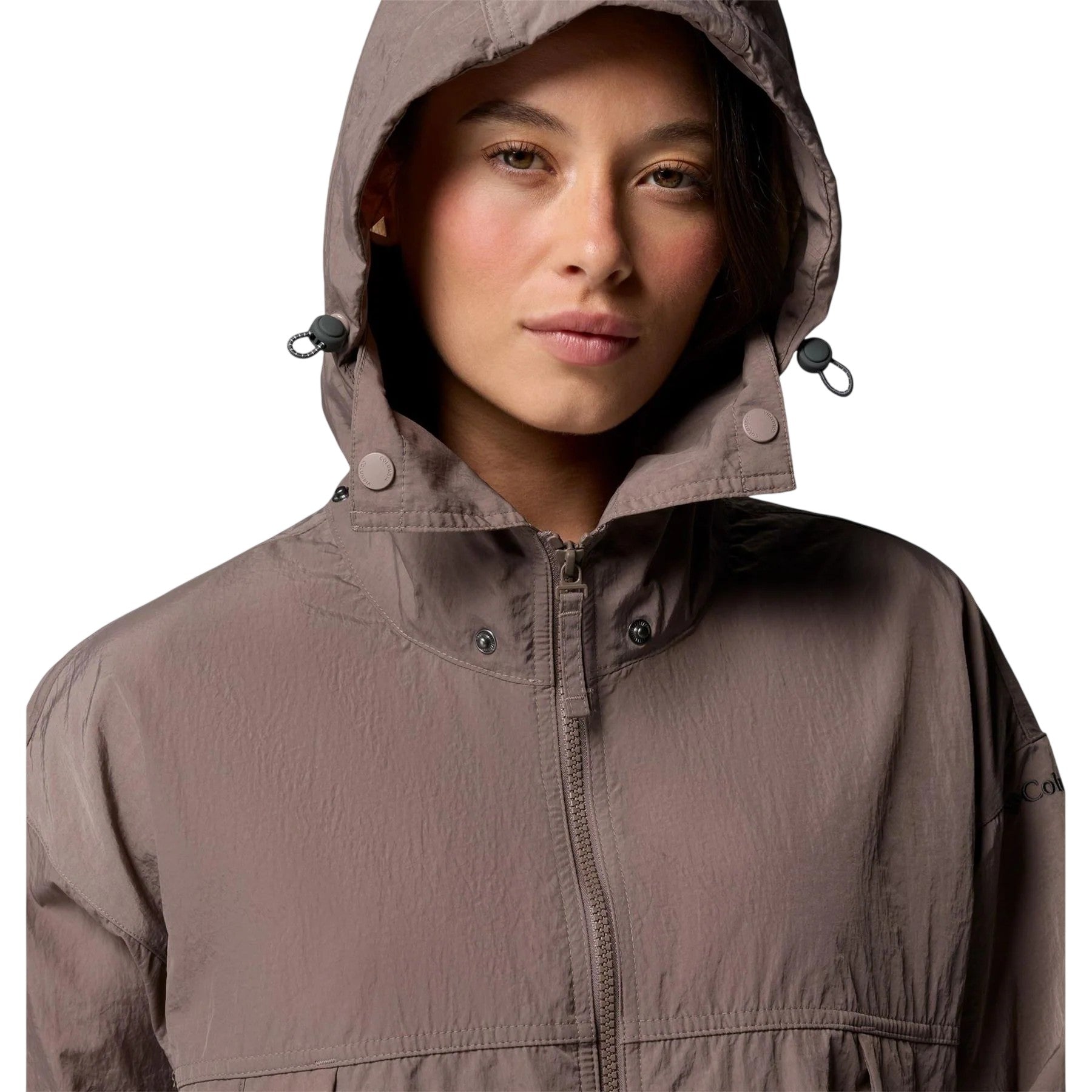 Iron - Side - Columbia Womens-Ladies Paracutie II Relaxed Fit Windbreaker