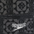 Black-Grey - Side - Speedo Mens Valmilton Palm Leaf Swim Shorts