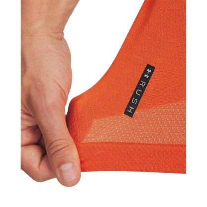 Orange - Side - Under Armour Mens Vanish Elite Seamless T-Shirt