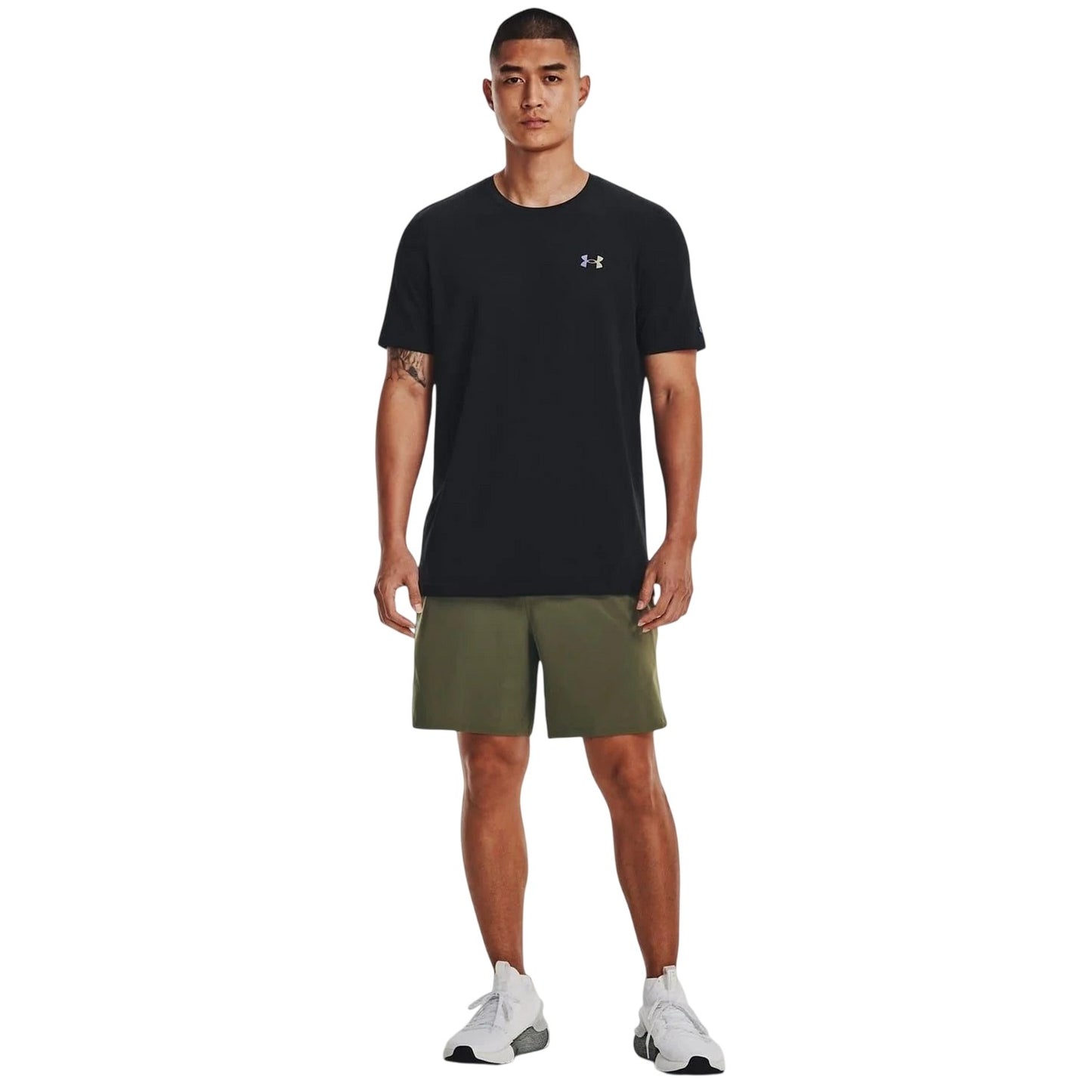 Black - Side - Under Armour Mens Vanish Elite Seamless T-Shirt