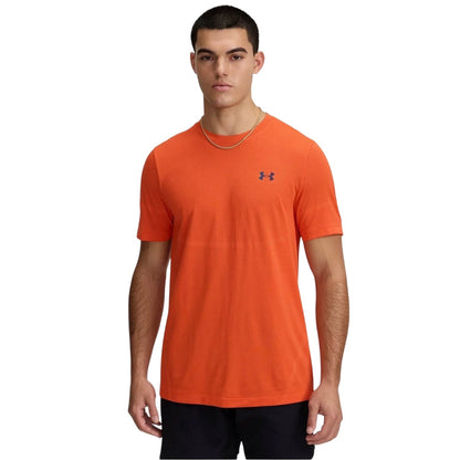 Fire Red - Front - Under Armour Mens Vanish Elite Seamless T-Shirt