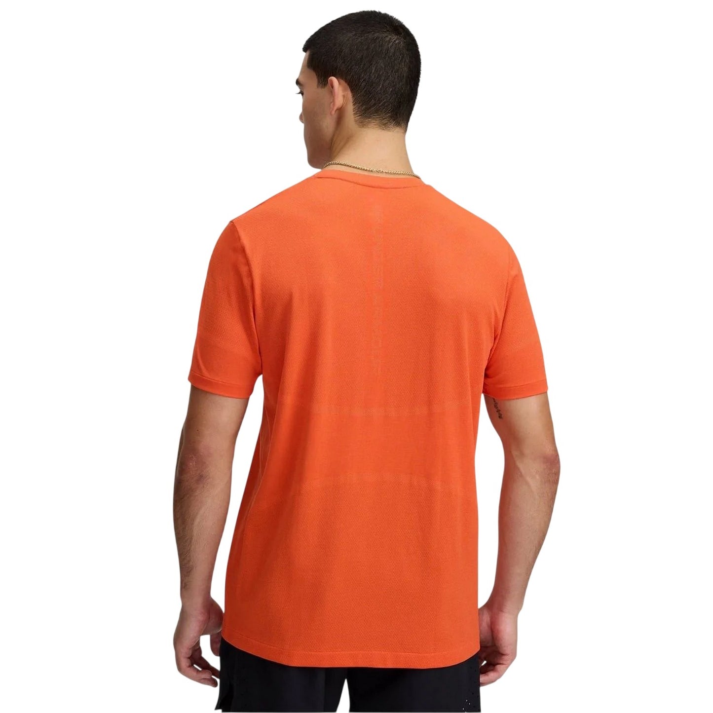 Fire Red - Back - Under Armour Mens Vanish Elite Seamless T-Shirt