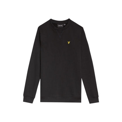 Jet Black - Front - Lyle & Scott Boys Embroidered Logo Cotton Sweatshirt
