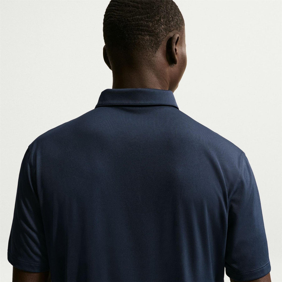 Navy-White - Back - Nike Mens Performance Short-Sleeved Polo Shirt