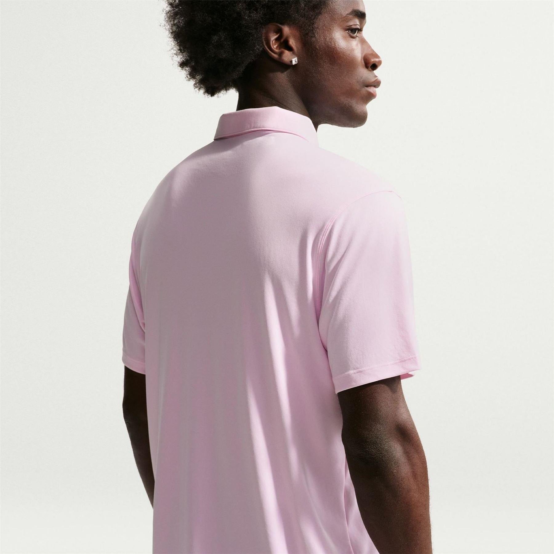 Pink Foam - Back - Nike Mens Performance Short-Sleeved Polo Shirt