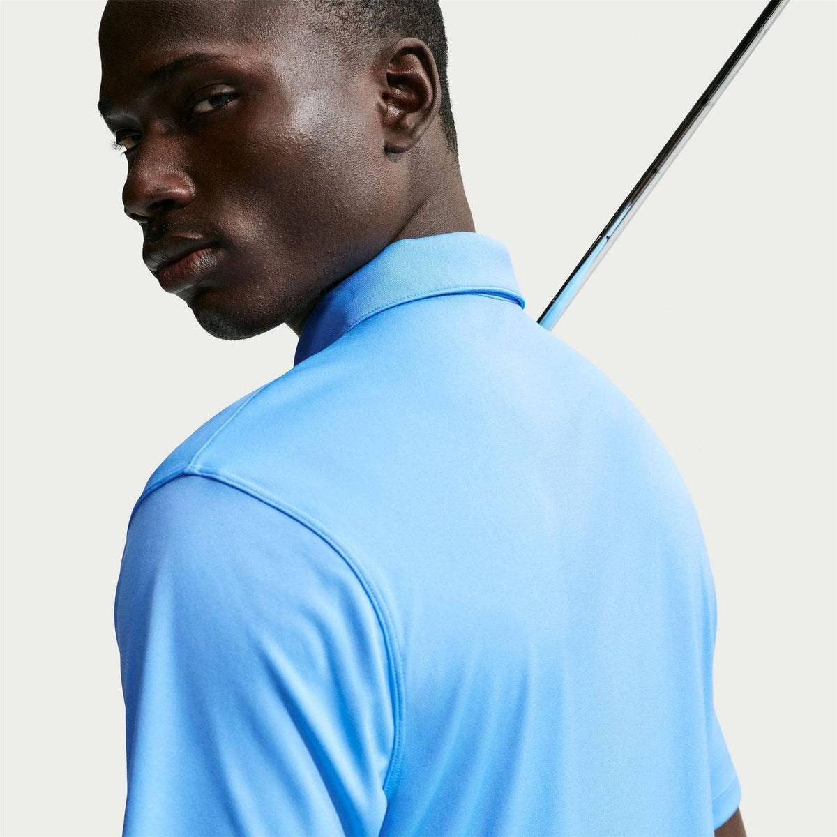 University Blue - Back - Nike Mens Performance Short-Sleeved Polo Shirt