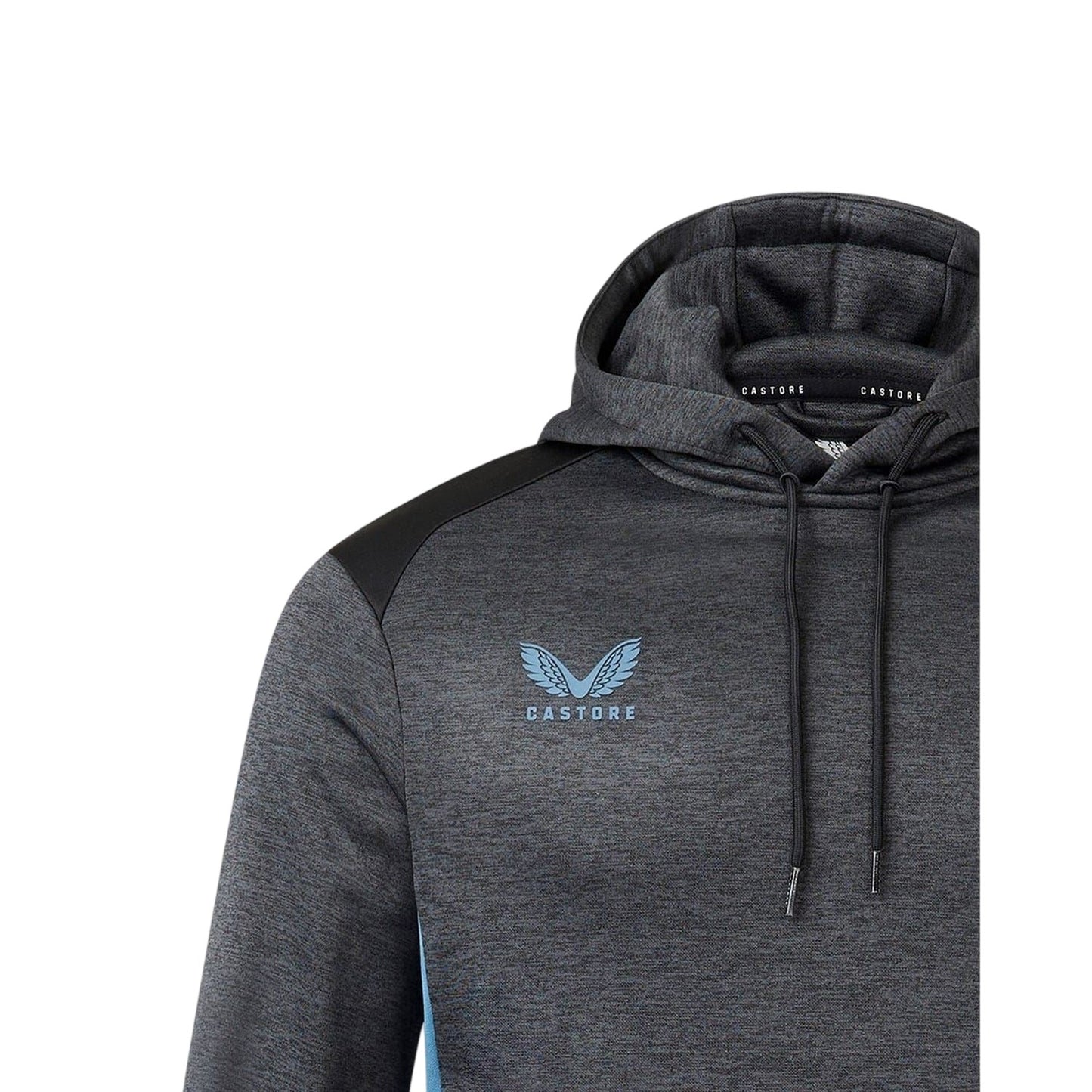 Black Marl - Side - Castore Mens Rangers FC Hooded Hoodie