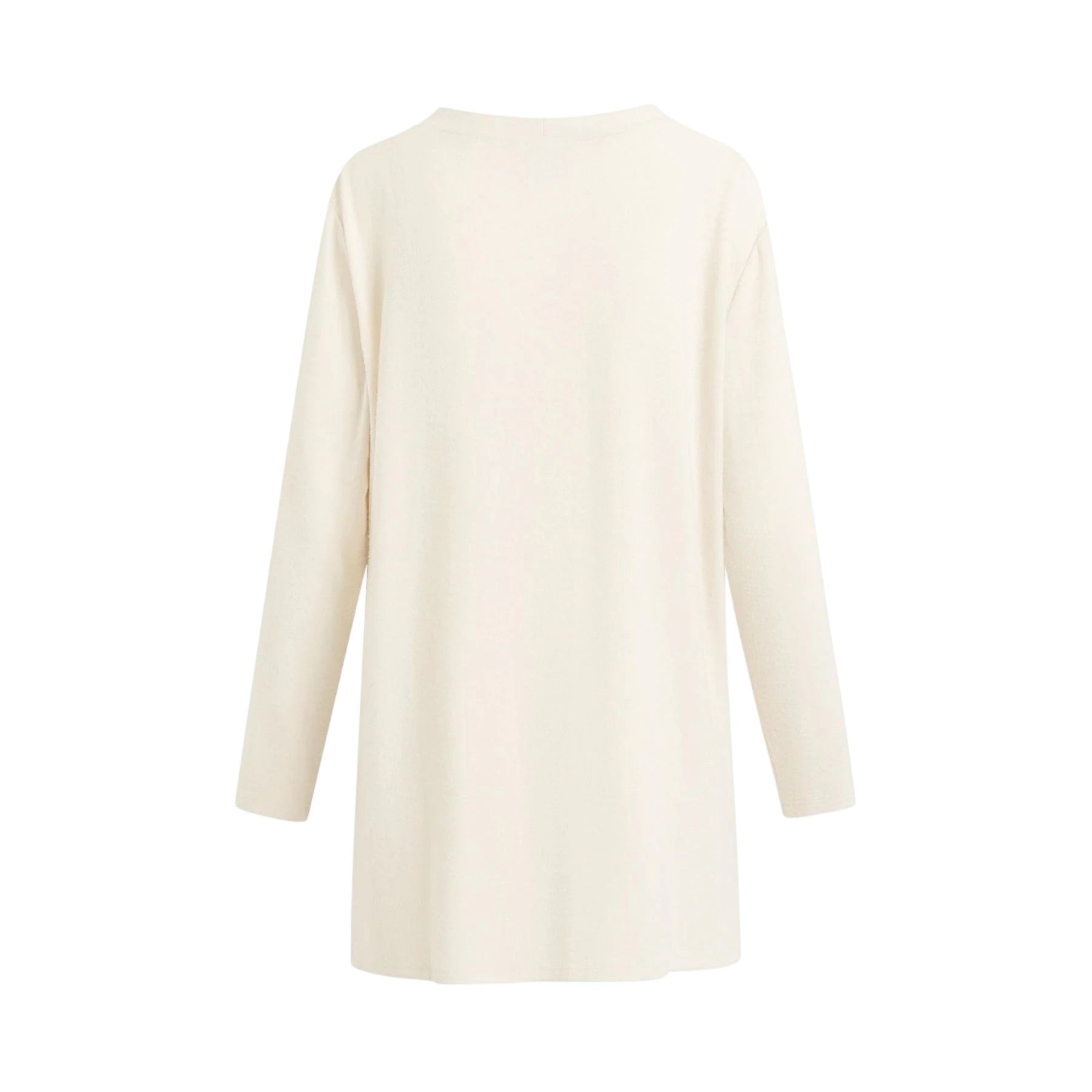Beige Melange - Back - CCDK Copenhagen Womens-Ladies Plain Cardigan