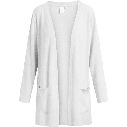 Grey Melange - Front - CCDK Copenhagen Womens-Ladies Plain Cardigan