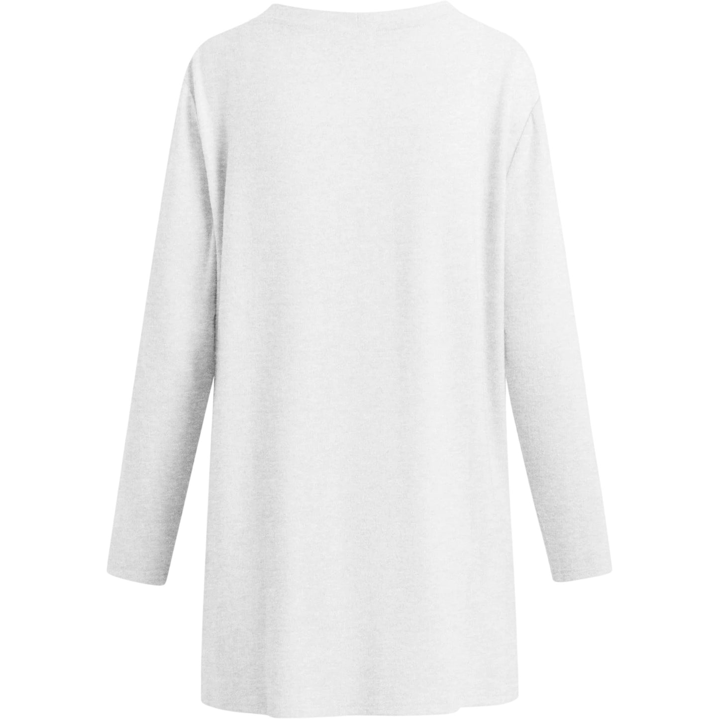 Grey Melange - Back - CCDK Copenhagen Womens-Ladies Plain Cardigan