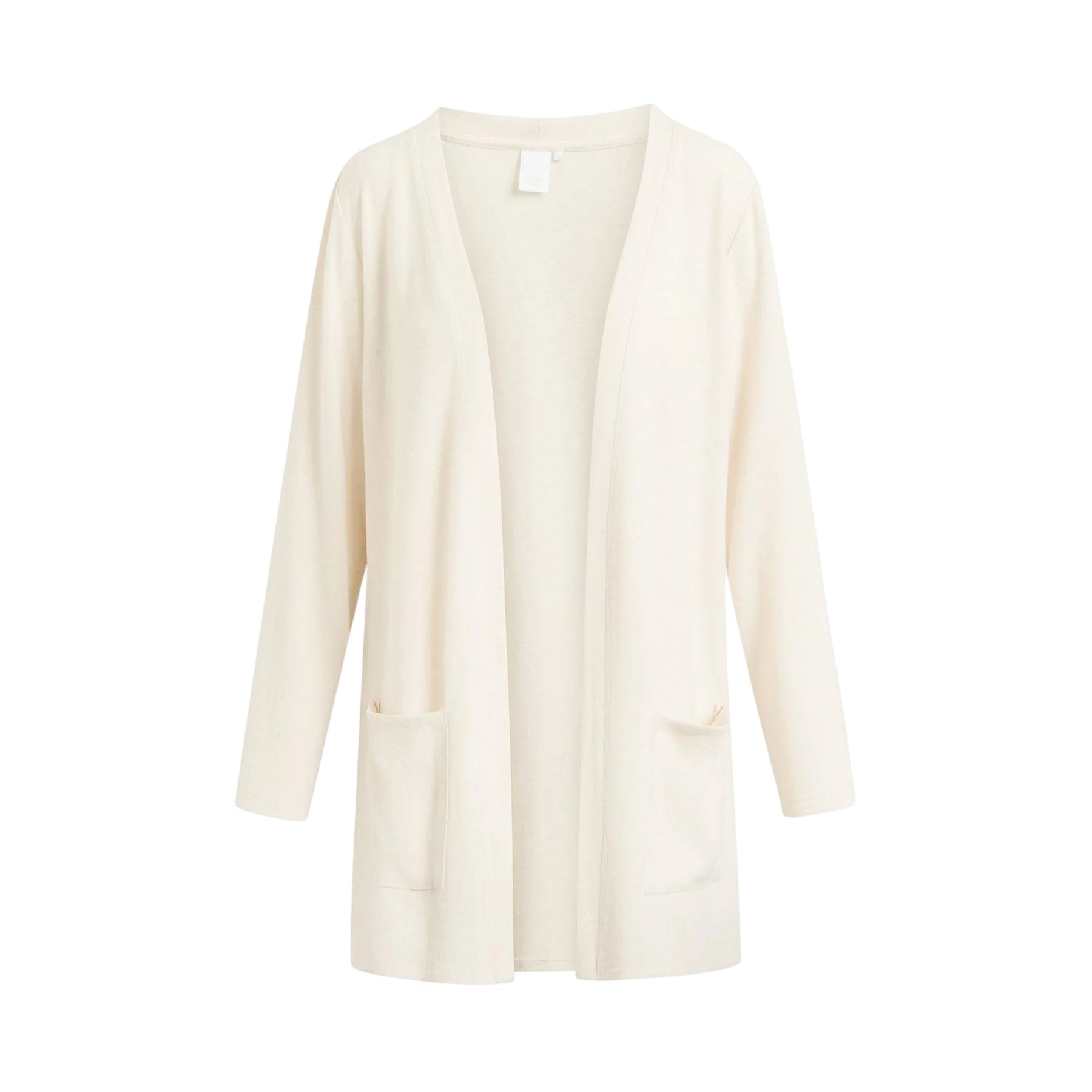 Beige Melange - Front - CCDK Copenhagen Womens-Ladies Plain Cardigan