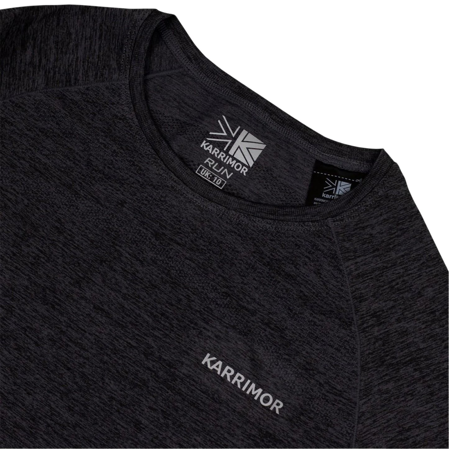 Black Marl - Side - Karrimor Womens-Ladies Xlite Running Top