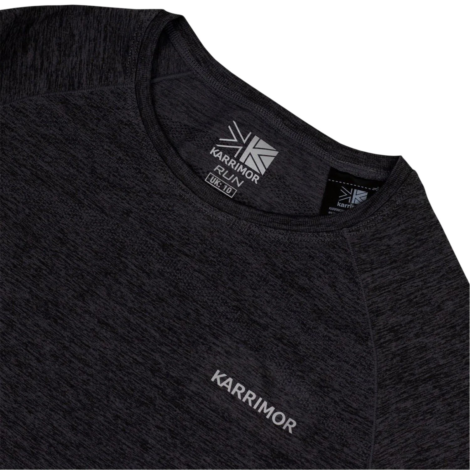 Black Marl - Side - Karrimor Womens-Ladies Xlite Running Top