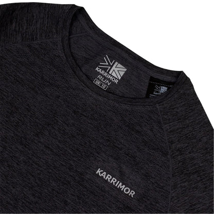 Black Marl - Side - Karrimor Womens-Ladies Xlite Running Top