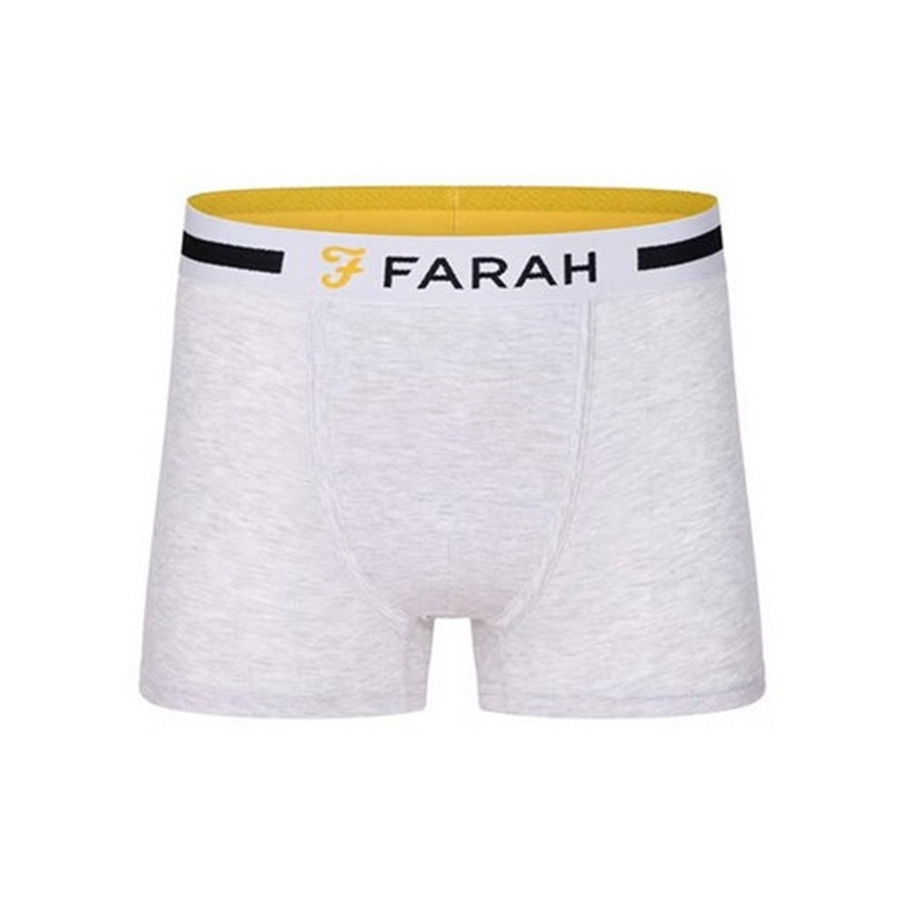 Multicoloured - Back - Farah Mens Yeri Boxer Shorts (Pack of 3)