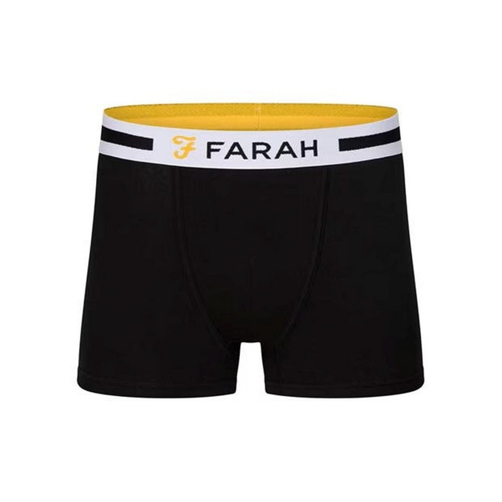 Multicoloured - Side - Farah Mens Yeri Boxer Shorts (Pack of 3)