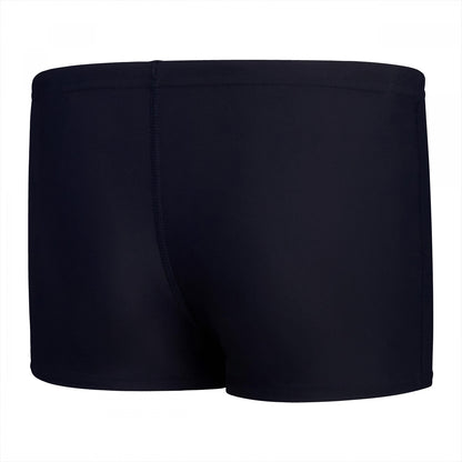 Navy-Red - Back - Speedo Boys Plastisol Swim Shorts