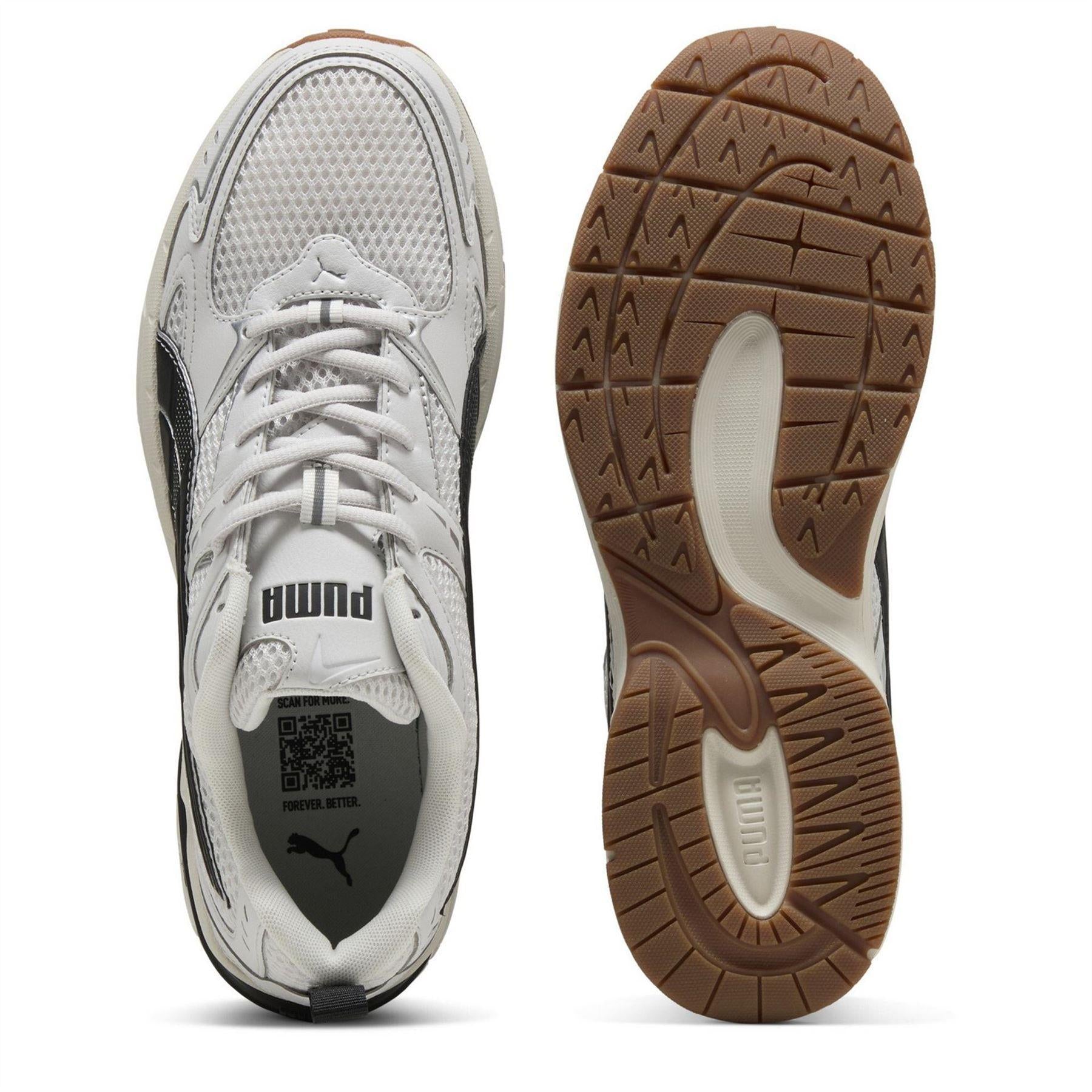 Light-Dark Gum - Side - Puma Mens Milenio Tech Leather Low Trainers