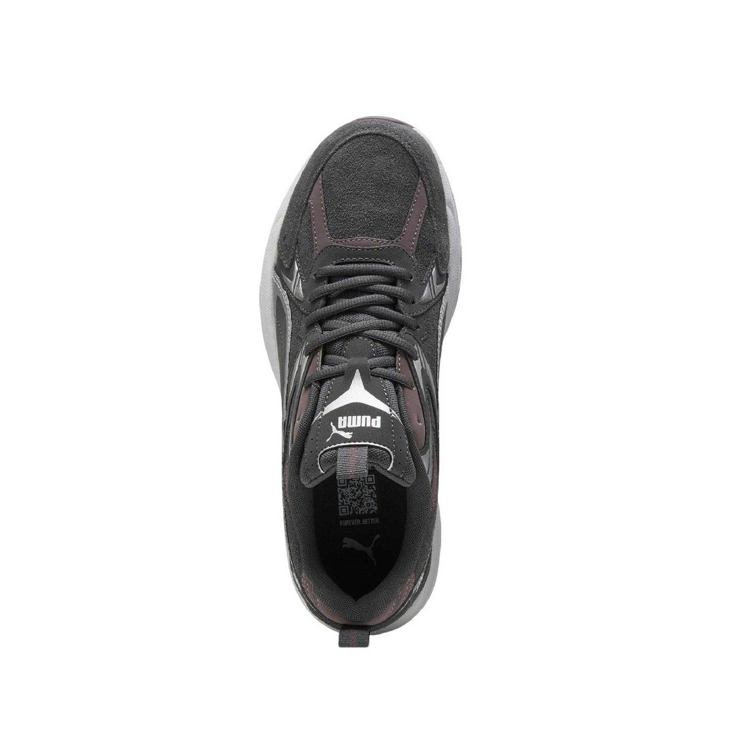 Slate-White - Lifestyle - Puma Mens Milenio Tech Leather Low Trainers