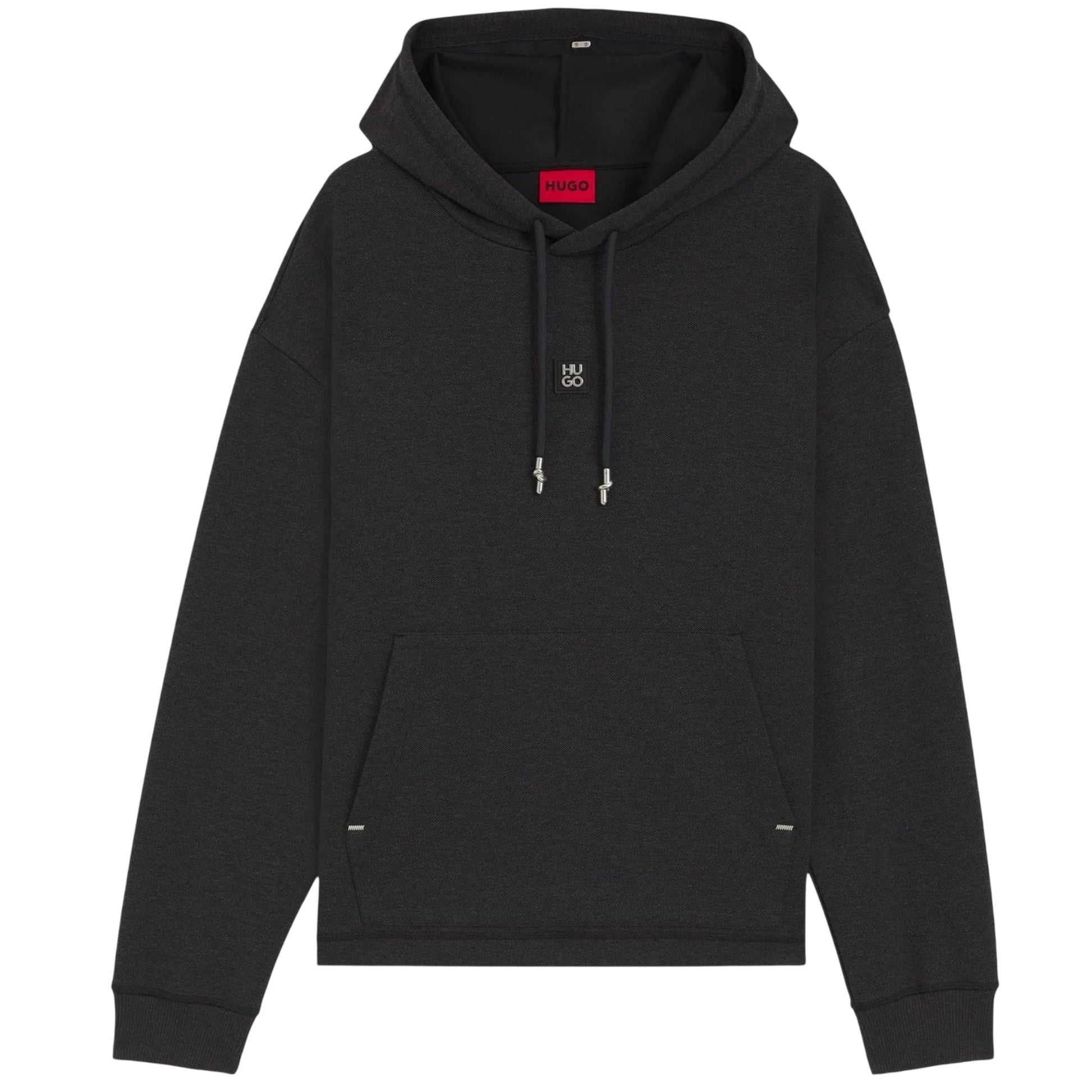 Medium Grey - Front - Hugo Mens Dineo Hoodie