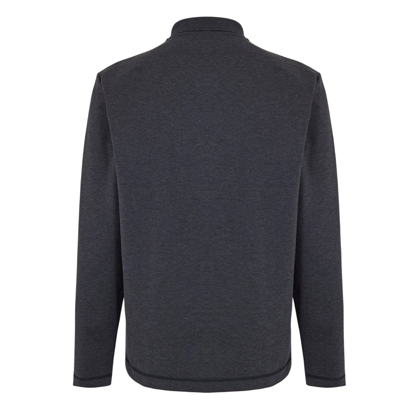 Medium Grey - Back - Hugo Mens Dinote Collared Polo Shirt
