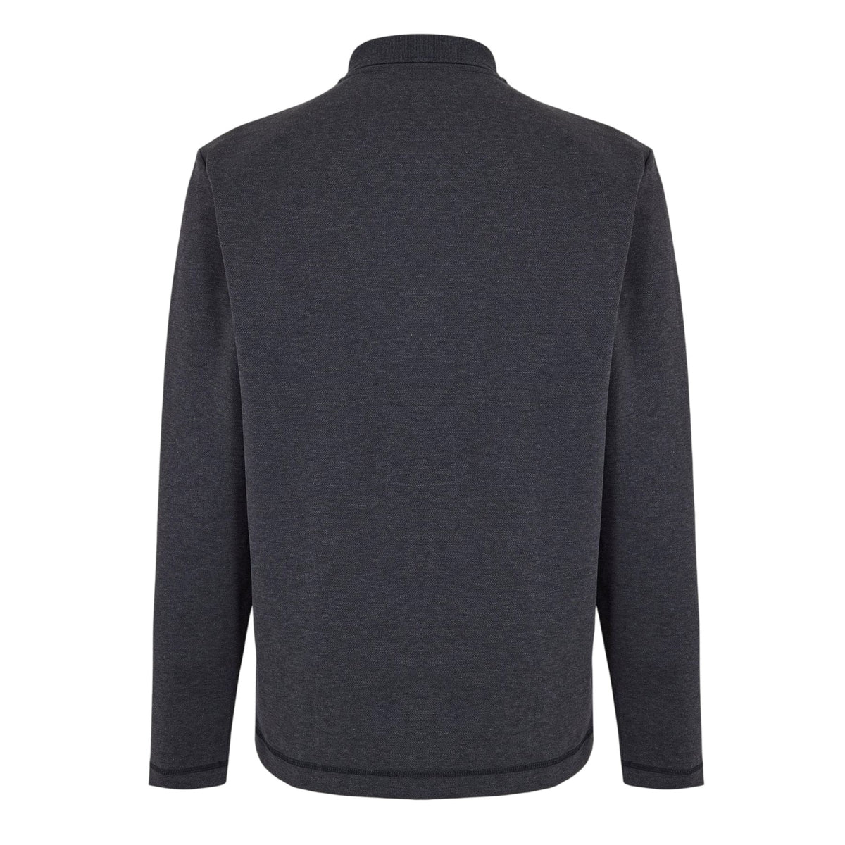 Medium Grey - Back - Hugo Mens Dinote Collared Polo Shirt