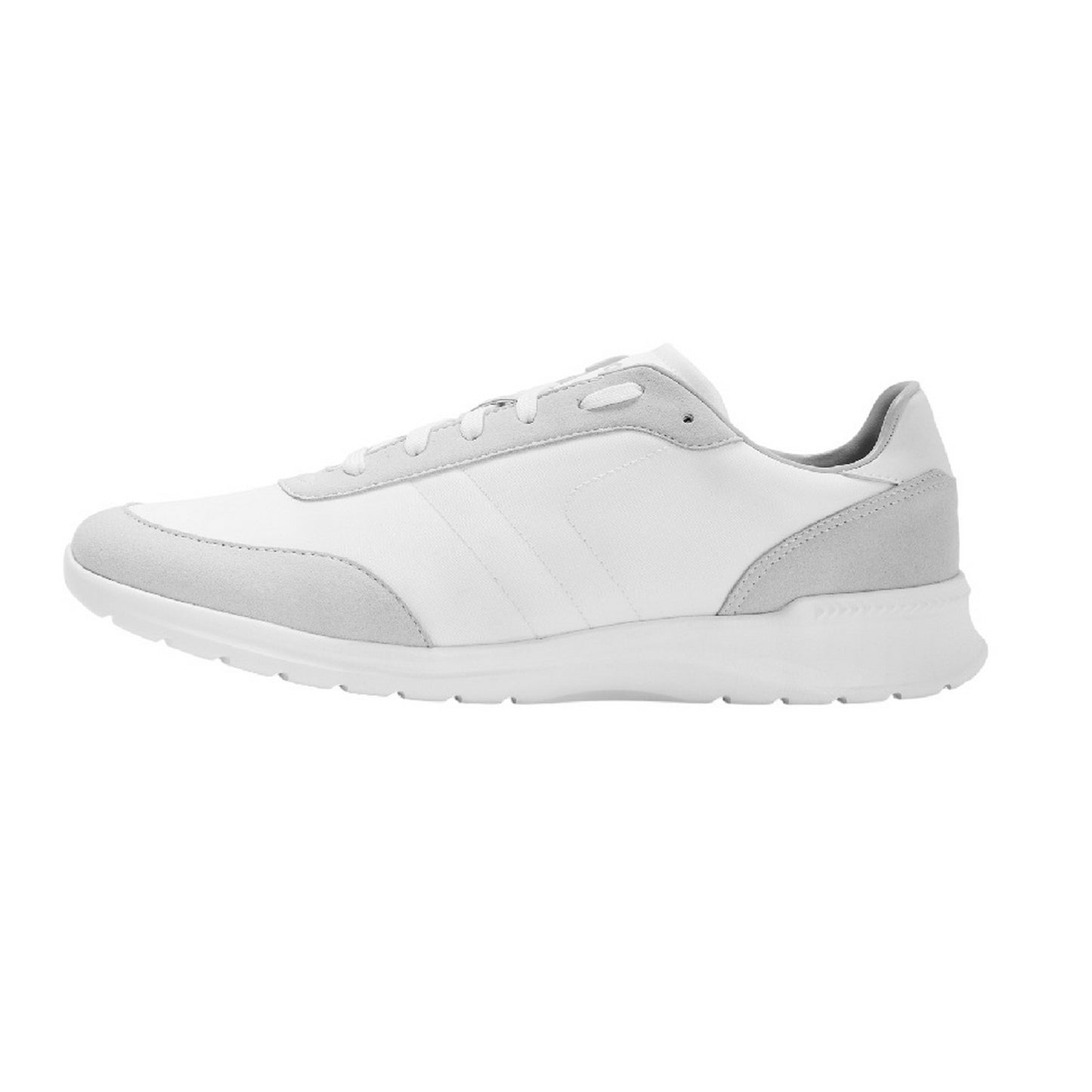 White - Side - Boss Mens Extreme Leather Trainers