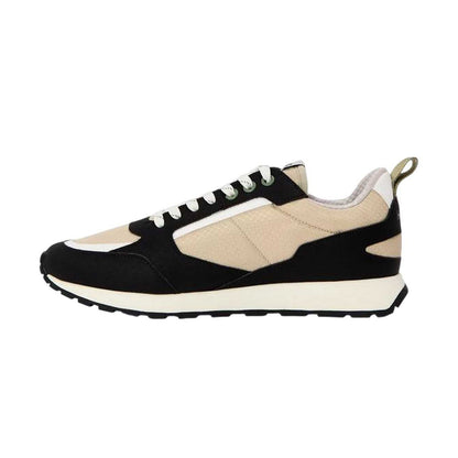 Beige - Side - Hugo Womens-Ladies Runn Puny Trainers