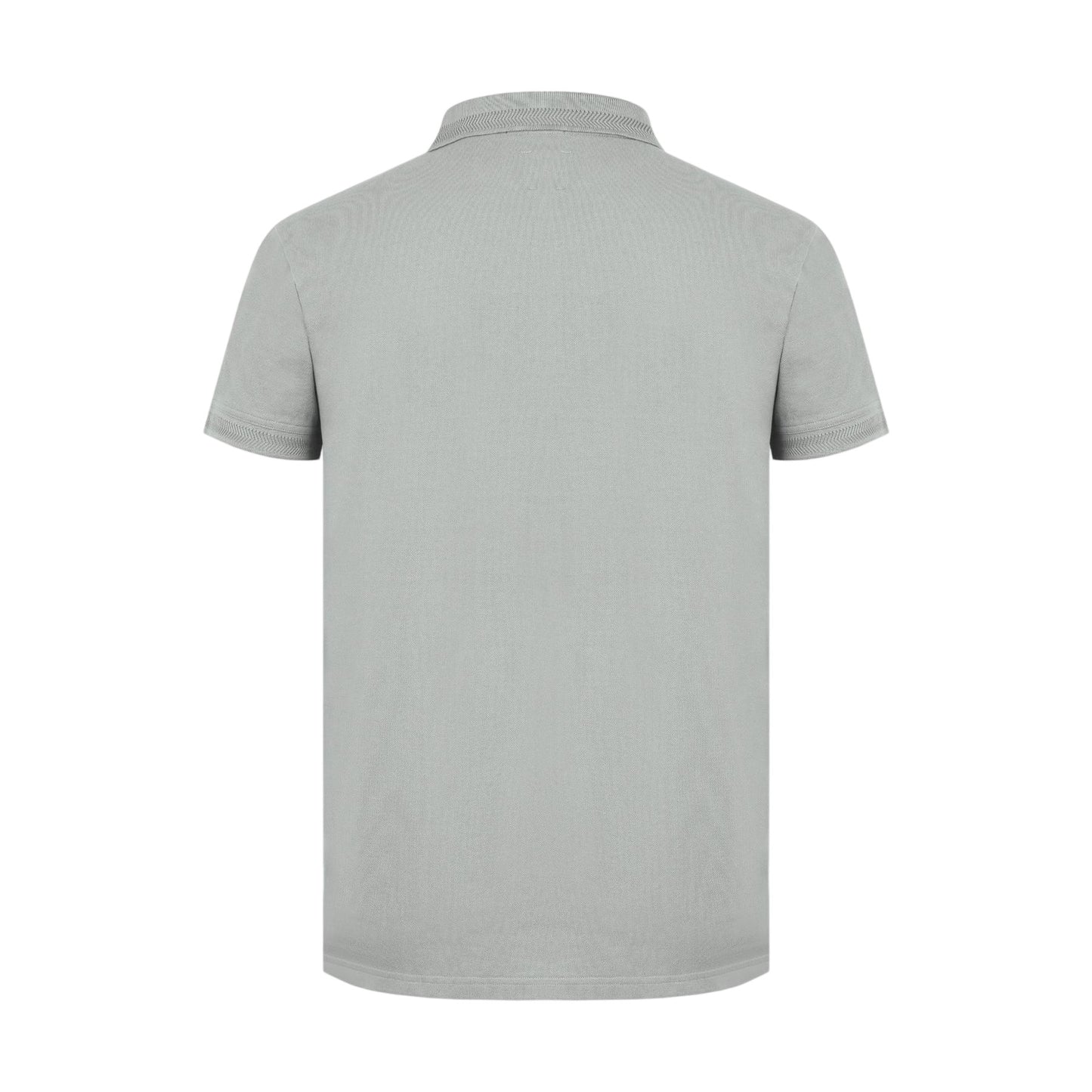 Grey - Back - Jack Wills Mens Cotton Polo Shirt