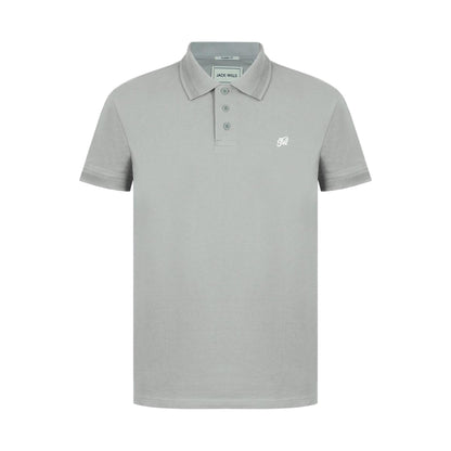 Grey - Front - Jack Wills Mens Cotton Polo Shirt